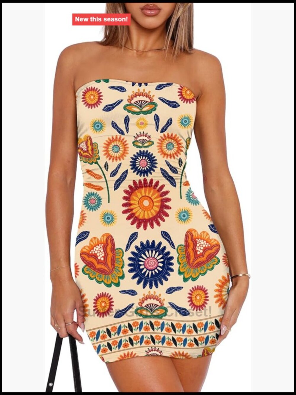 Women's Strapless Bodycon Mini Dress Party Club Ruched Side
